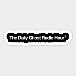 The Daily Ghost Radio Hour - Glowing logo T-Shirt Magnet