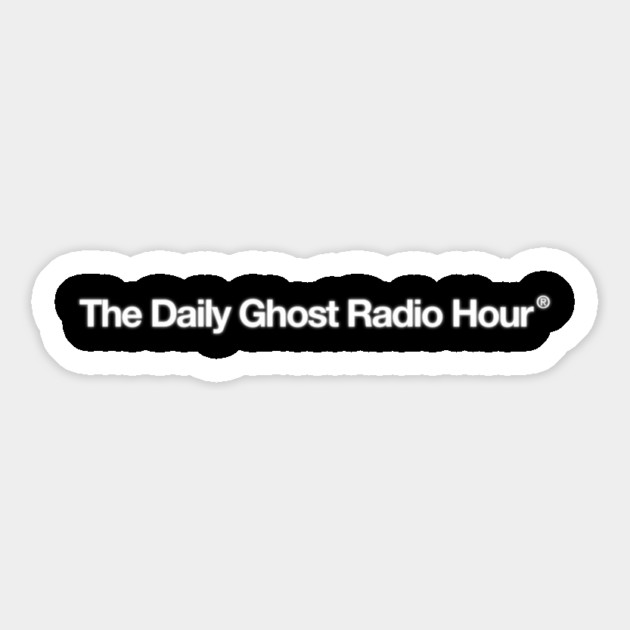 The Daily Ghost Radio Hour - Glowing logo T-Shirt Magnet by The Daily Ghost