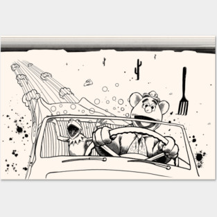 Frog & Loathing (for light colored clothing) Posters and Art