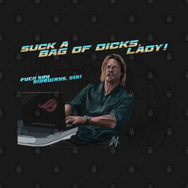 Bullet Train: Suck a Bag by 51Deesigns