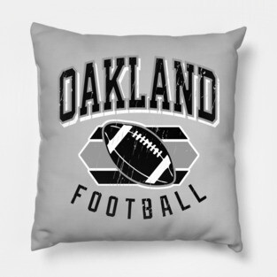 Vintage Oakland Football Pillow
