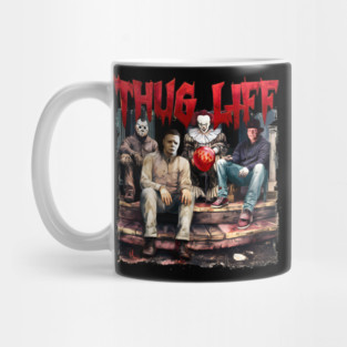 Thug Life Halloween Movie Mug