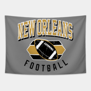 New Orleans Vintage Football Tapestry