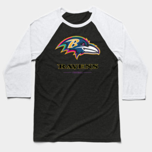 Ravens Team Lockup – Official Baltimore Unity Emblem Baseball T-Shirt