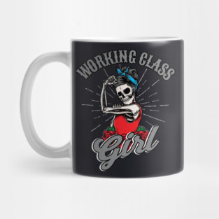 Working Class Girl Rockabilly Woman Mug