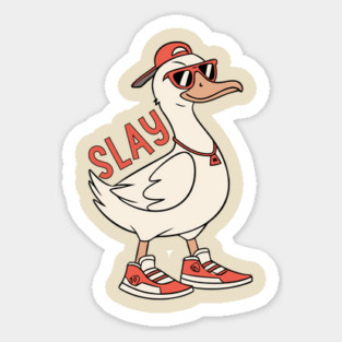 Slay Cool Duck Magnet