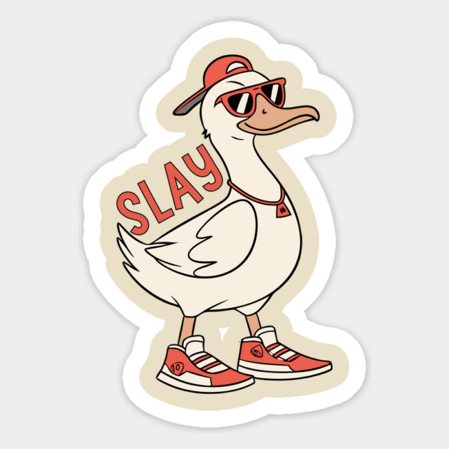 Slay Cool Duck Magnet by The WYLD Tribe