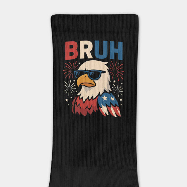 Bruh Bald Eagle Funny 4th of July Patriotic Meme by ArtistTee ⭐⭐⭐⭐⭐