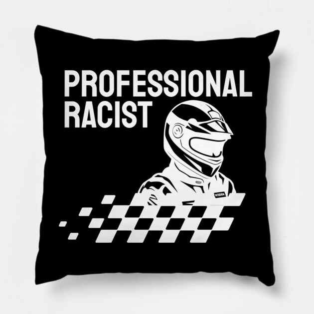 Race Car Driver Pillow by Low Life Shirts