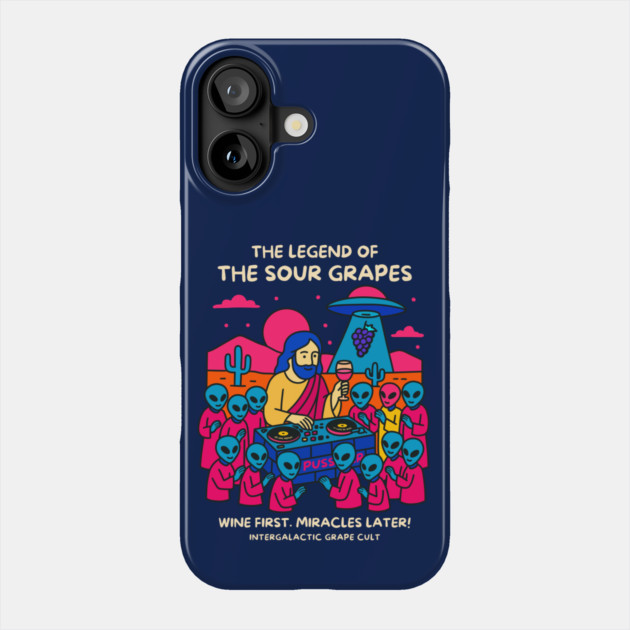 THE LEGEND OF THE SOUR GRAPES Phone Case by Fabrik