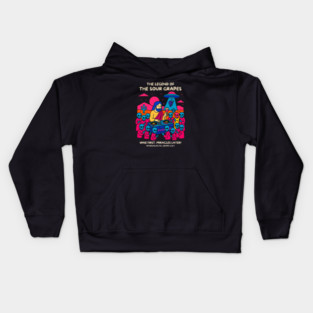 THE LEGEND OF THE SOUR GRAPES Kids Hoodie