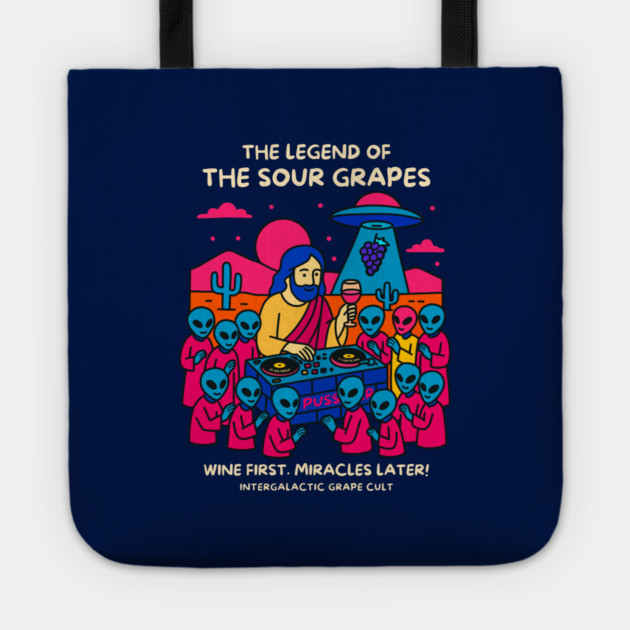 THE LEGEND OF THE SOUR GRAPES Tote by Fabrik