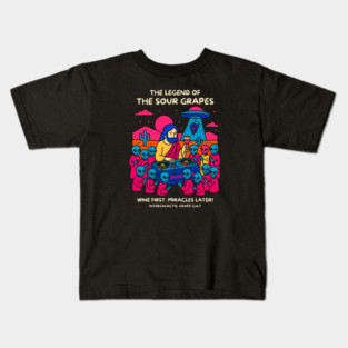 THE LEGEND OF THE SOUR GRAPES Kids T-Shirt