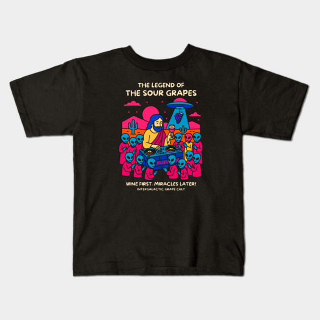 THE LEGEND OF THE SOUR GRAPES Kids T-Shirt by Fabrik