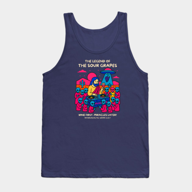 THE LEGEND OF THE SOUR GRAPES Tank Top by Fabrik
