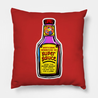 Super Chicken Super Sauce Pillow