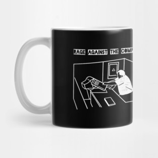 Rage Against the Computer Tee – Office Meltdown Meme | Tech Rage Series Mug