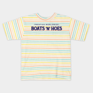 Prestige Worldwide Boats N Hoes Step Brothers Kids T-Shirt