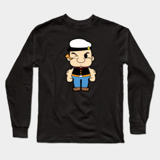 Popeye Chibi Long Sleeve T-Shirt