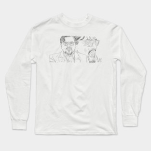 Don't Look Up: The President Of the United States is Lying [Outline] Long Sleeve T-Shirt