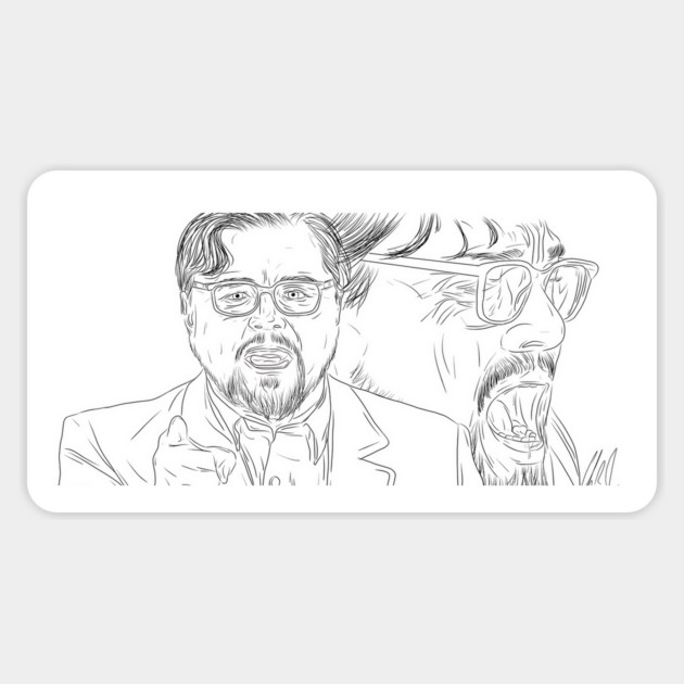 Don't Look Up: The President Of the United States is Lying [Outline] Magnet by 51Deesigns