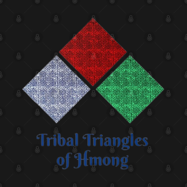 Tribal Triangles of Hmong – Geometric Heritage Art by Pimcolle