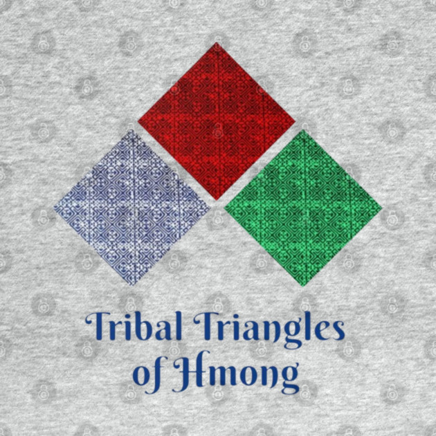 Tribal Triangles of Hmong – Geometric Heritage Art by Pimcolle