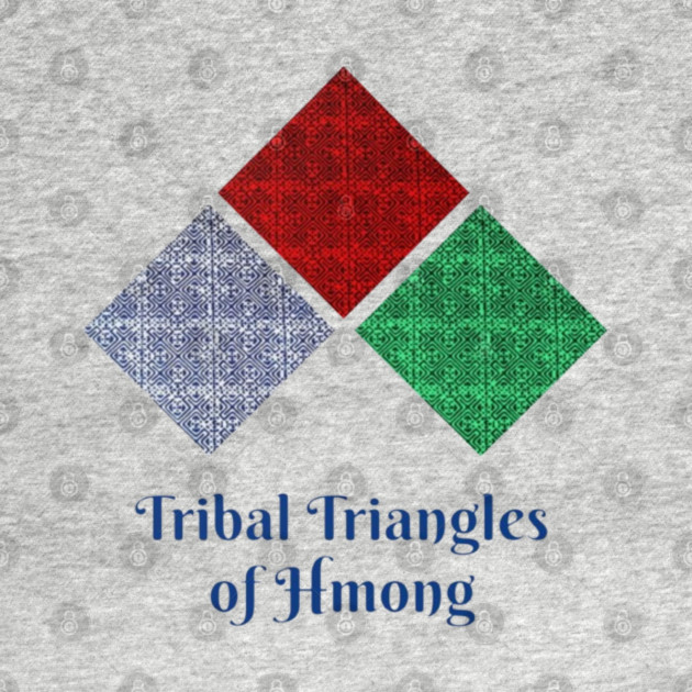 Tribal Triangles of Hmong – Geometric Heritage Art by Pimcolle