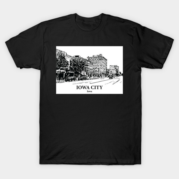 Iowa City - Iowa T-Shirt by Lakeric