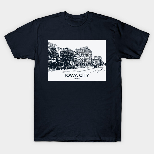 Iowa City - Iowa T-Shirt by Lakeric