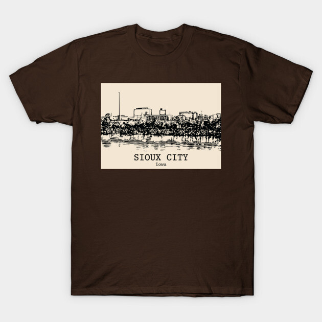 Sioux City - Iowa T-Shirt by Lakeric