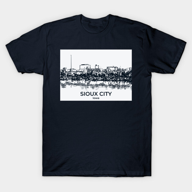 Sioux City - Iowa T-Shirt by Lakeric