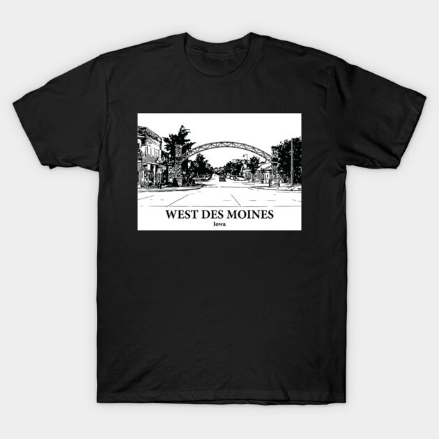 West Des Moines - Iowa T-Shirt by Lakeric