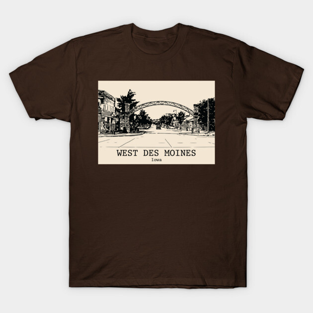 West Des Moines - Iowa T-Shirt by Lakeric