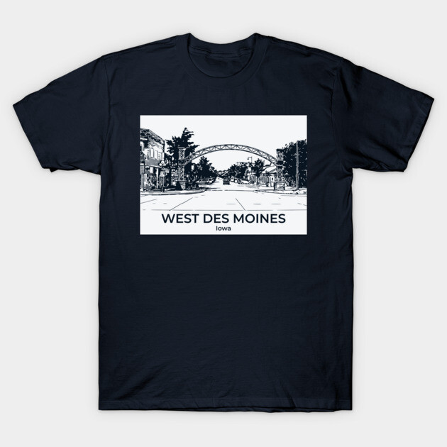 West Des Moines - Iowa T-Shirt by Lakeric