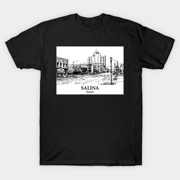 Salina - Kansas T-Shirt by Lakeric