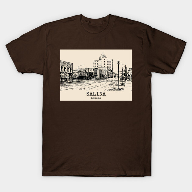 Salina - Kansas T-Shirt by Lakeric
