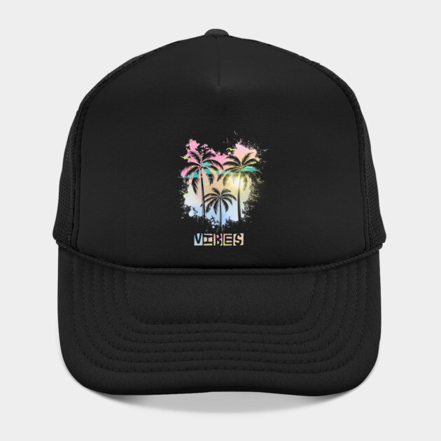 Vibes Summer Tropical Chill Retro Style by casualteesinc