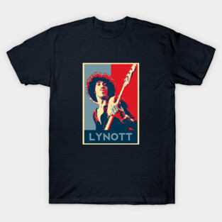 Phil Lynott Thin Lizzy Pop Art Design T-Shirt