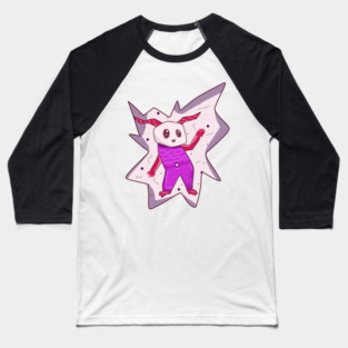 Alien Bunny in a Portal Baseball T-Shirt