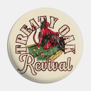 Treaty Oak Revival Retro Pin