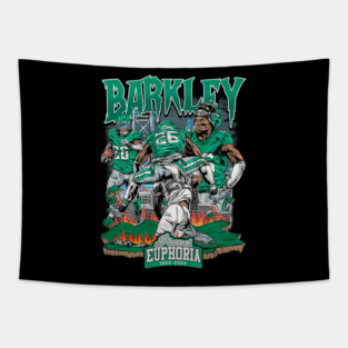 Saquon Barkley Philadelphia  Collage Tapestry