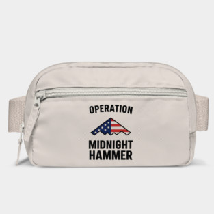 Operation Midnight Hammer USA Flag Bomber – Patriotic 4th of July Military Bag