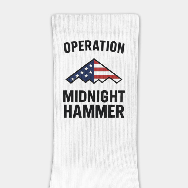Operation Midnight Hammer USA Flag Bomber – Patriotic 4th of July Military by ArtistTee ⭐⭐⭐⭐⭐