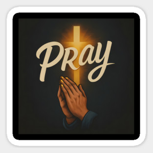 Pray Christian Faith Gift Magnet