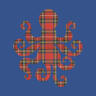 Tartan Octopus T-Shirt