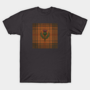 Scottish Thistle | Tartan | Pattern T-Shirt