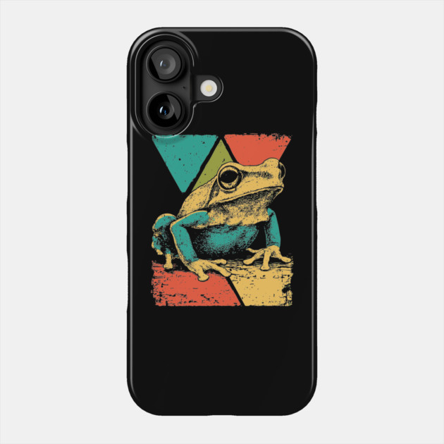 Abstract Geometric Frog in Pop Art Style Phone Case by TuncGK
