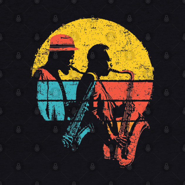 Retro Jazz Band in Colorful Pop Style by TuncGK