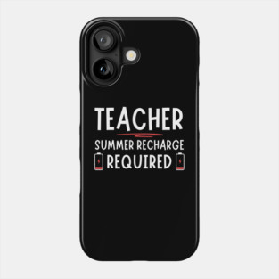 Summer Break Tired Teacher Phone Case
